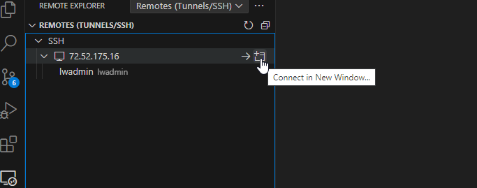 SSH-connect-to-remote